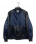 FACETASM（ファセッタズム）の古着「ブルゾン　スタジャン　ブラック×ネイビー×グリーン」｜ブラック×ネイビー