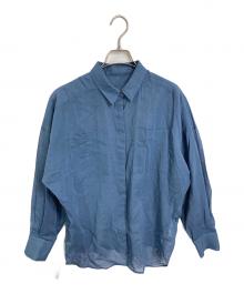 SOEJU（ソージュ）の古着「オーガニックコットンシアーシャツ」｜ブルー