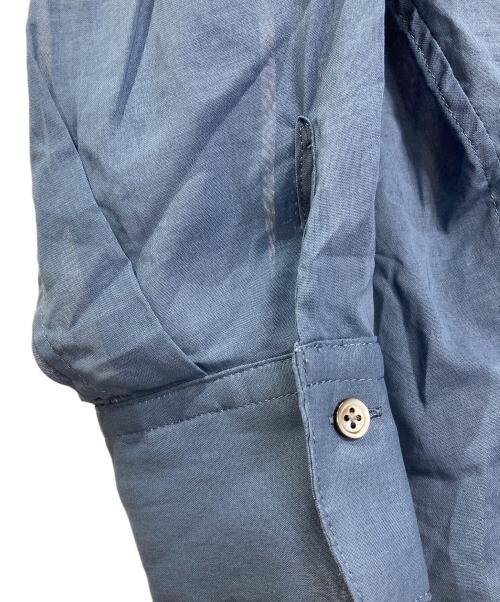 SOEJU（ソージュ）SOEJU (ソージュ) オーガニックコットンシアーシャツ ブルー サイズ:Mの古着・服飾アイテム