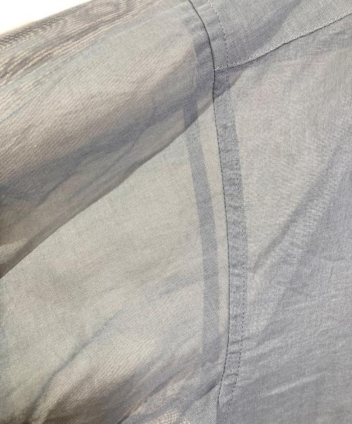 SOEJU（ソージュ）SOEJU (ソージュ) オーガニックコットンシアーシャツ ブルー サイズ:Mの古着・服飾アイテム