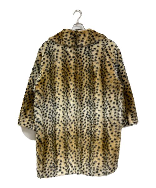 Stand Studio（スタンド スタジオ）Stand Studio (スタンド スタジオ) minna coat  ファーコート　ロングコート　レオパード　アニマル柄　ヒョウ柄 ブラウン サイズ:34の古着・服飾アイテム