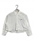 FRAMeWORKフレームワーク）の古着「コットンオックスB.Dショートシャツ」｜ホワイト