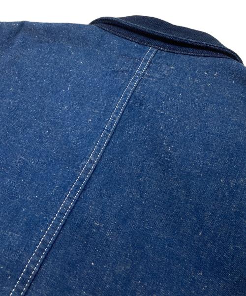 FDMTL（ファンダメンタル）FDMTL (ファンダメンタル) パッチワーク カバーオール　デニム　アウター　ライトアウター　日本製 インディゴ サイズ:4の古着・服飾アイテム