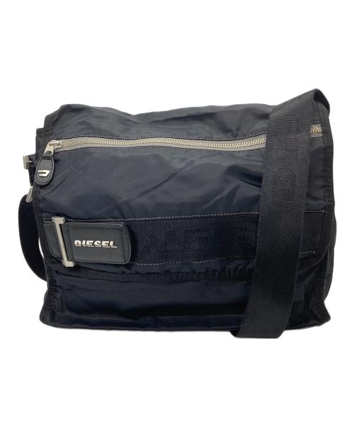 DIESEL（ディーゼル）DIESEL (ディーゼル) ショルダーバッグ　通勤 通学 タウンユース ブラック サイズ:実寸参照の古着・服飾アイテム