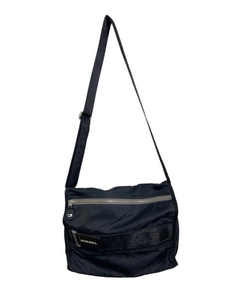 DIESEL（ディーゼル）DIESEL (ディーゼル) ショルダーバッグ　通勤 通学 タウンユース ブラック サイズ:実寸参照の古着・服飾アイテム