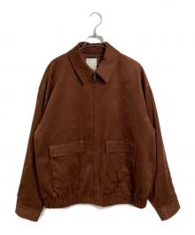 SHENERY（シーナリー）の古着「フェイクスウェードブルゾン　 25AWモデル」｜ブラウン