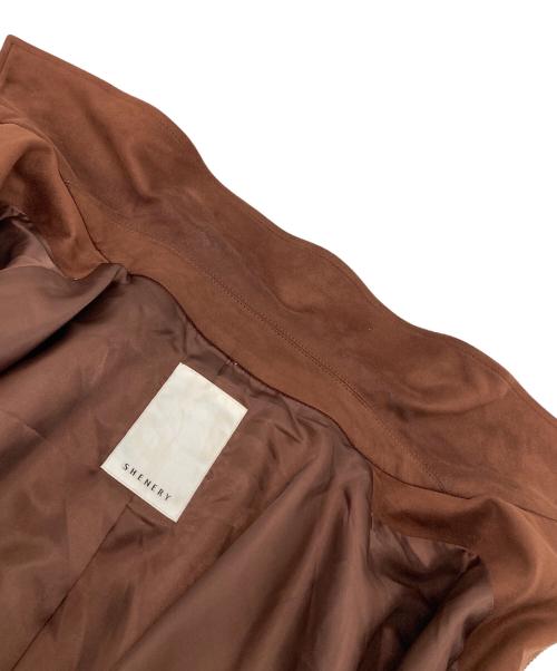 SHENERY（シーナリー）SHENERY (シーナリー) フェイクスウェードブルゾン　 25AWモデル ブラウン サイズ:FREEの古着・服飾アイテム