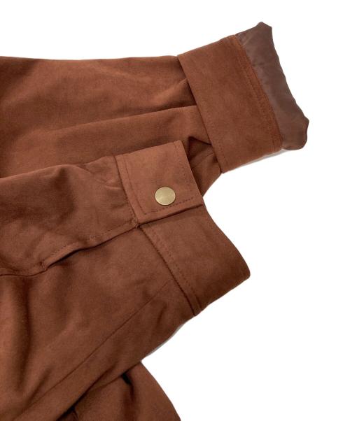 SHENERY（シーナリー）SHENERY (シーナリー) フェイクスウェードブルゾン　 25AWモデル ブラウン サイズ:FREEの古着・服飾アイテム