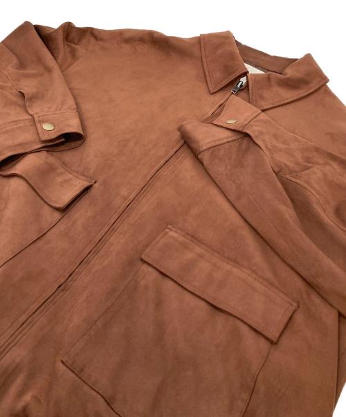 SHENERY（シーナリー）SHENERY (シーナリー) フェイクスウェードブルゾン　 25AWモデル ブラウン サイズ:FREEの古着・服飾アイテム