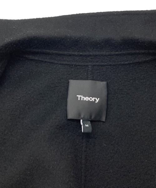 theory（セオリー）theory (セオリー) カシミヤ混チェスターコート　ロングコート　アウター　フォーマル ブラック サイズ:Mの古着・服飾アイテム