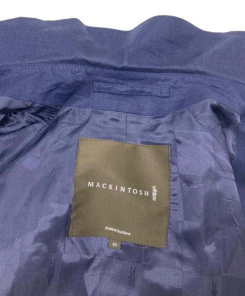 MACKINTOSH（マッキントッシュ）MACKINTOSH (マッキントッシュ) インディゴリネントレンチコート　アウター　ライトアウター　英国製 インディゴ サイズ:32の古着・服飾アイテム