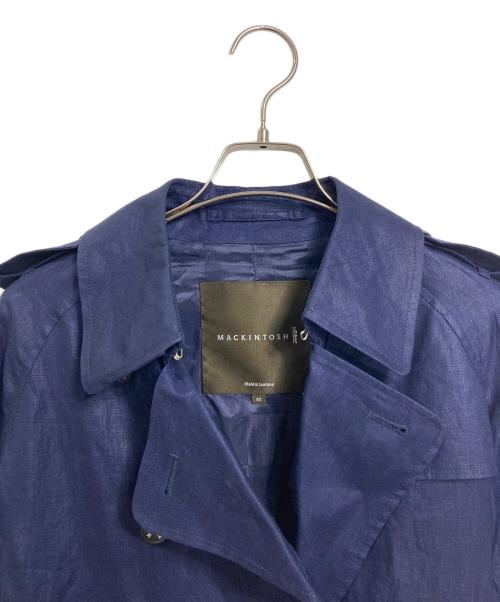 MACKINTOSH（マッキントッシュ）MACKINTOSH (マッキントッシュ) インディゴリネントレンチコート　アウター　ライトアウター　英国製 インディゴ サイズ:32の古着・服飾アイテム