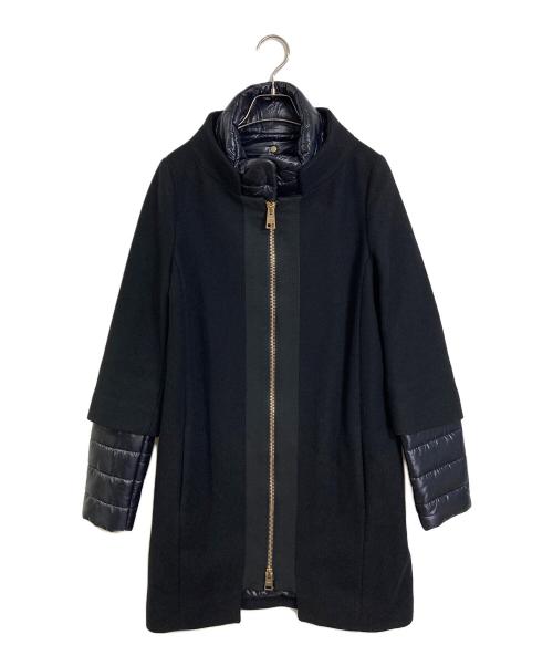 HERNO（ヘルノ）HERNO (ヘルノ) デタッチャブル パネルコート 3WAY  ブラック サイズ:42の古着・服飾アイテム