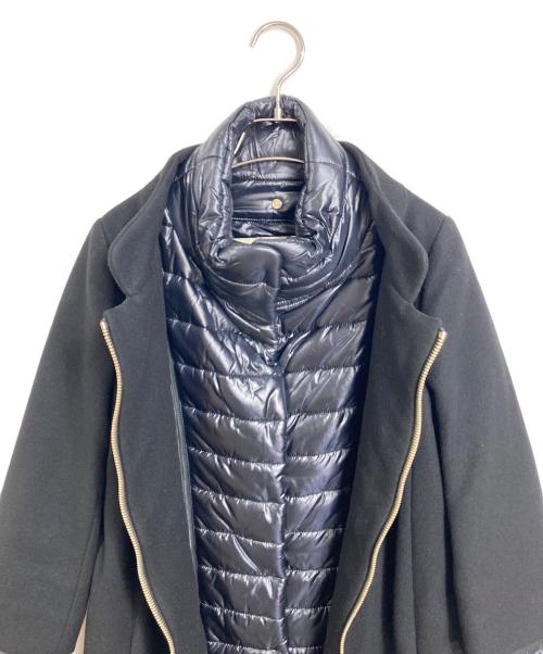 HERNO（ヘルノ）HERNO (ヘルノ) デタッチャブル パネルコート 3WAY  ブラック サイズ:42の古着・服飾アイテム