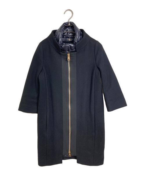 HERNO（ヘルノ）HERNO (ヘルノ) デタッチャブル パネルコート 3WAY  ブラック サイズ:42の古着・服飾アイテム