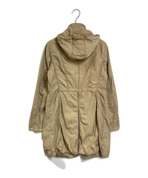 MONCLER（モンクレール）MONCLER (モンクレール) ARGELIA ワッペン付コート　並行品 ベージュ サイズ:1の古着・服飾アイテム
