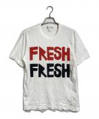 COMME des GARCONS SHIRTコムデギャルソンシャツ）の古着「Tシャツ　コットンTシャツ」｜ホワイト