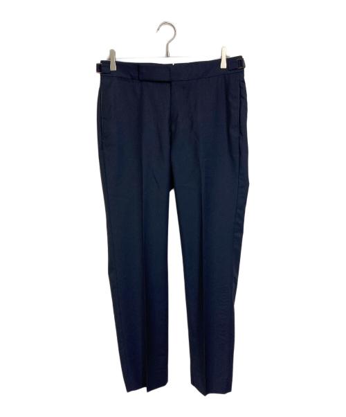 ERMENEGILDO ZEGNA（エルメネジルド・ゼニア）Ermenegildo Zegna (エルメネジルド・ゼニア) スリムフィットスラックスパンツ　ビジネスパンツ ネイビー サイズ:6−48Rの古着・服飾アイテム
