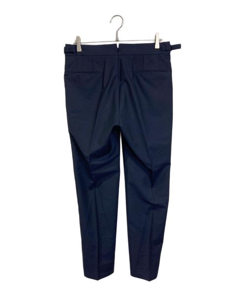 ERMENEGILDO ZEGNA（エルメネジルド・ゼニア）Ermenegildo Zegna (エルメネジルド・ゼニア) スリムフィットスラックスパンツ　ビジネスパンツ ネイビー サイズ:6−48Rの古着・服飾アイテム