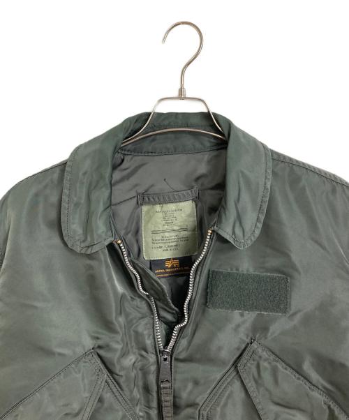 ALPHA INDUSTRIES（アルファインダストリーズ）ALPHA INDUSTRIES (アルファインダストリーズ) CWU-45/P Flight Jacket ミリタリー　アウター　フライトジャケット　 グリーン サイズ:Mの古着・服飾アイテム