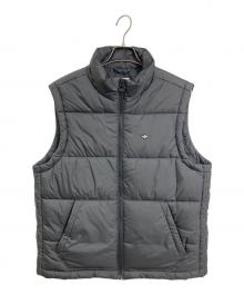 adidas（アディダス）の古着「パデッドスタンドカラーパファーベスト　中綿ベスト　アウター」｜ブラック