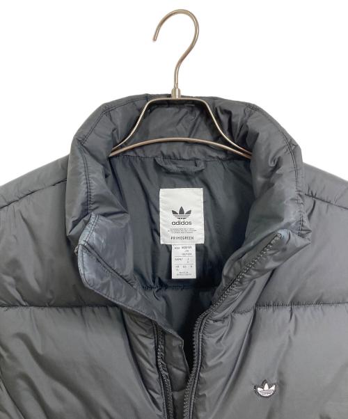 adidas（アディダス）adidas (アディダス) パデッドスタンドカラーパファーベスト　中綿ベスト　アウター ブラック サイズ:XLの古着・服飾アイテム