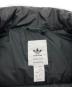 中古・古着 adidas (アディダス) パデッドスタンドカラーパファーベスト　中綿ベスト　アウター ブラック サイズ:XL：5000円