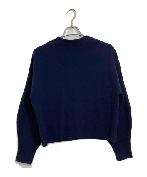 THE SHINZONE（ザ シンゾーン）THE SHINZONE (ザ シンゾーン) CAPELIN KINT CARDIGAN　ウールカーディガン　日本製 ネイビー サイズ: FREEの古着・服飾アイテム
