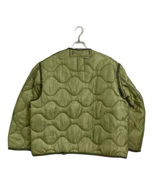 US ARMY（ユーエスアーミー）US ARMY (ユーエスアーミー) キルティングライナー　ARMYライナー グリーン サイズ:US2の古着・服飾アイテム