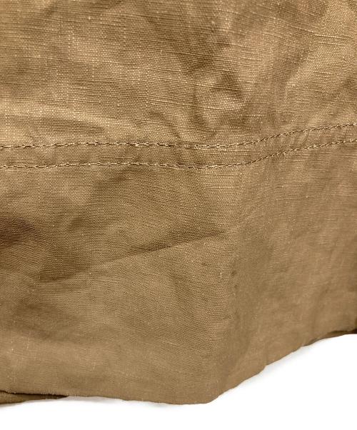 Acne studios（アクネ ストゥディオズ）ACNE STUDIOS (アクネ ストゥディオス) オーバーサイズ ダブルブレスト リネン トレンチコート　ロングコート　イタリア製 ブラウン サイズ:34の古着・服飾アイテム