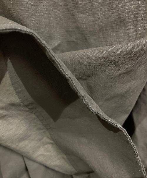 Acne studios（アクネ ストゥディオズ）ACNE STUDIOS (アクネ ストゥディオス) オーバーサイズ ダブルブレスト リネン トレンチコート　ロングコート　イタリア製 ブラウン サイズ:34の古着・服飾アイテム