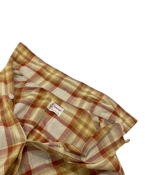 TOWN CRAFT（タウンクラフト）TOWN CRAFT (タウンクラフト) 【古着】50ｓ60ｓチェックシャツ　　50年代　60年代 イエロー サイズ:Sの古着・服飾アイテム
