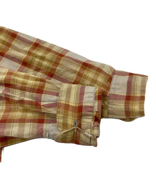 TOWN CRAFT（タウンクラフト）TOWN CRAFT (タウンクラフト) 【古着】50ｓ60ｓチェックシャツ　　50年代　60年代 イエロー サイズ:Sの古着・服飾アイテム