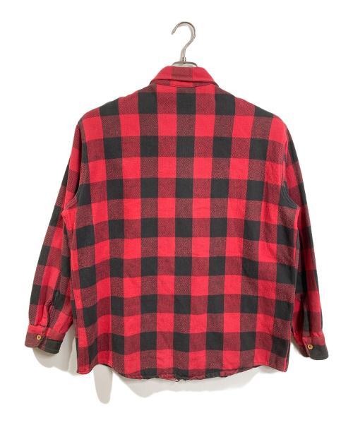 big mac（ビッグマック）big mac (ビッグマック) 【古着】80ｓバッファーローチェックネルシャツ　長袖シャツ　チェックシャツ　80年代 レッド×ブラック サイズ:XLの古着・服飾アイテム