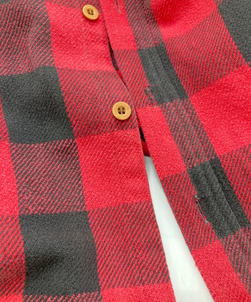 big mac（ビッグマック）big mac (ビッグマック) 【古着】80ｓバッファーローチェックネルシャツ　長袖シャツ　チェックシャツ　80年代 レッド×ブラック サイズ:XLの古着・服飾アイテム