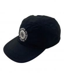 GARBAGE（ガーベッジ）の古着「SOFT BRIM 6 PANEL CAP (MOTTO)」｜ブラック
