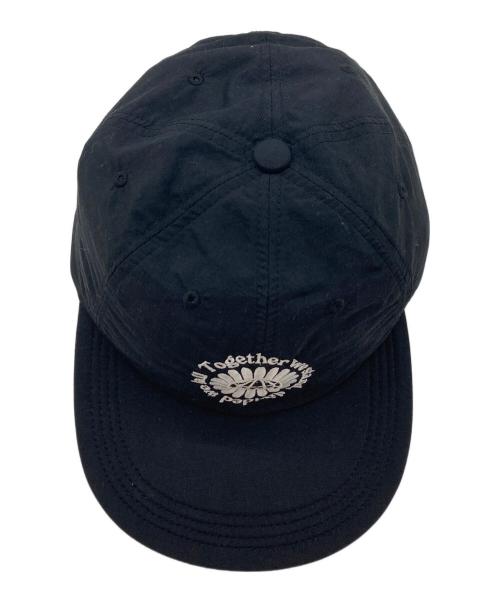 GARBAGE（ガーベッジ）garbage (ガーベッジ) SOFT BRIM 6 PANEL CAP (MOTTO) ブラック サイズ:実寸参照の古着・服飾アイテム