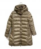 TATRASタトラス）の古着「BABILA ナイロン ダウンコート　ロングコート　アウター」｜オリーブ