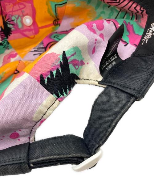 stussy（ステューシー）stussy (ステューシー) Durable (デュラブル) 裏チャンゴ柄デザインキャップ　日本製 ブラック サイズ:実寸参照の古着・服飾アイテム