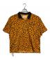 WACKO MARIA（ワコマリア）の古着「VELOUR POLO SHIRT S/S ( TYPE-2 ) レオパードポロシャツ　総柄　日本製」｜オレンジ×ブラック