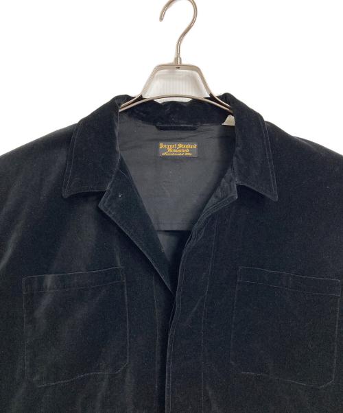 J.S HOMESTEAD（ジャーナルスタンダード ホームステッド）J.S HOMESTEAD (ジャーナルスタンダード ホームステッド) ベルベティーン ファティーグ シャツ　アウター　ライトアウター ブラック サイズ:Mの古着・服飾アイテム