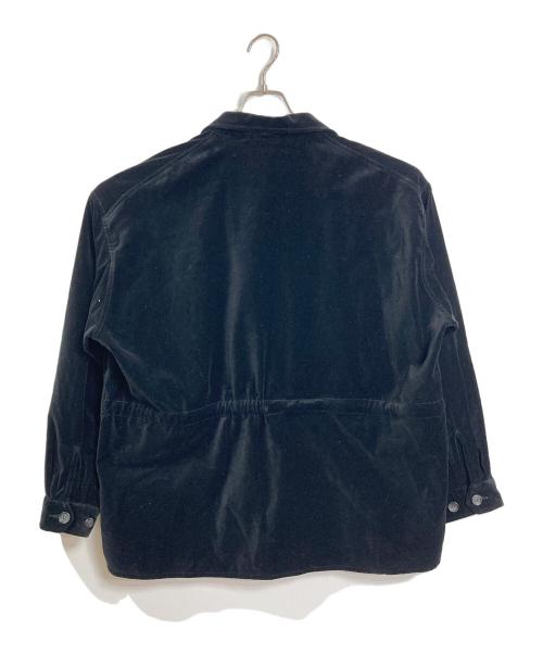 J.S HOMESTEAD（ジャーナルスタンダード ホームステッド）J.S HOMESTEAD (ジャーナルスタンダード ホームステッド) ベルベティーン ファティーグ シャツ　アウター　ライトアウター ブラック サイズ:Mの古着・服飾アイテム