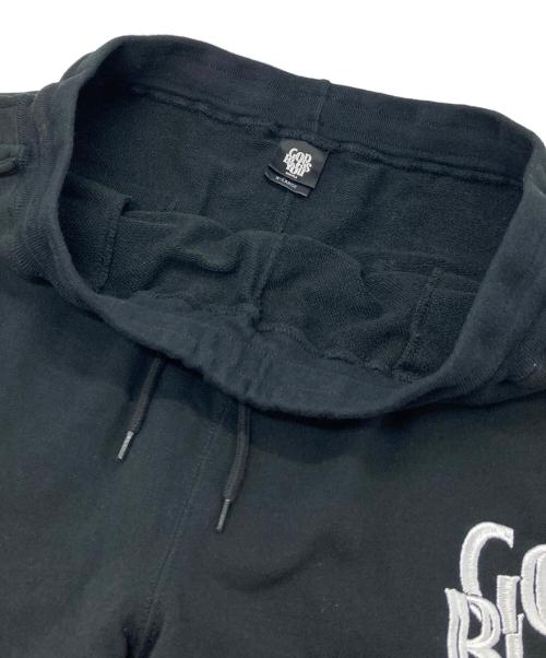 GOD BLESS YOU（ゴッド ブレス ユー）GOD BLESS YOU (ゴッド ブレス ユー) MFC STORE ロゴ刺繍 スウェットパンツ ブラック サイズ:XLの古着・服飾アイテム