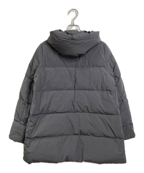 SHIPS（シップス）SHIPS (シップス) ショールカラー ミディ ダウン　ダウンコート　ダウンジャケット　ミドル丈　アウター グレー サイズ:M 未使用品の古着・服飾アイテム