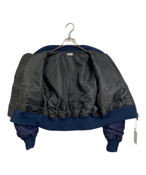 Oriens JOURNAL STANDARD（オリエンス ジャーナルスタンダード）Oriens JOURNAL STANDARD (オリエンス ジャーナルスタンダード) ボンバージャケット MA-1  アウター　ダブルジップ ネイビー サイズ:S 未使用品の古着・服飾アイテム