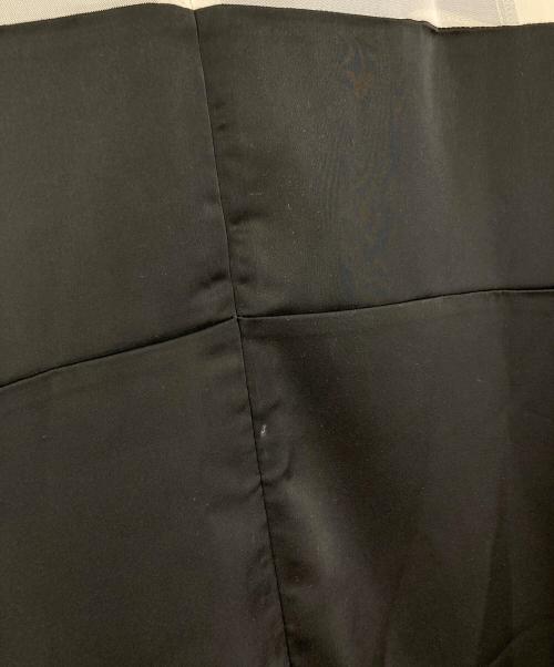 sahara（サハラ）sahara (サハラ) TulleSleeveSatin Dress ドレスワンピース　長袖ワンピース　25SS ブラック×ベージュ サイズ:実寸参照の古着・服飾アイテム