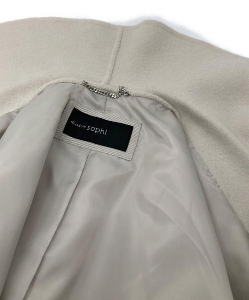 NOLLEY'S sophi（ノーリーズソフィー）NOLLEY'S sophi (ノーリーズソフィー) SUPER140リバーショールコート　25AW 完売品 アウター ベージュ サイズ:38の古着・服飾アイテム