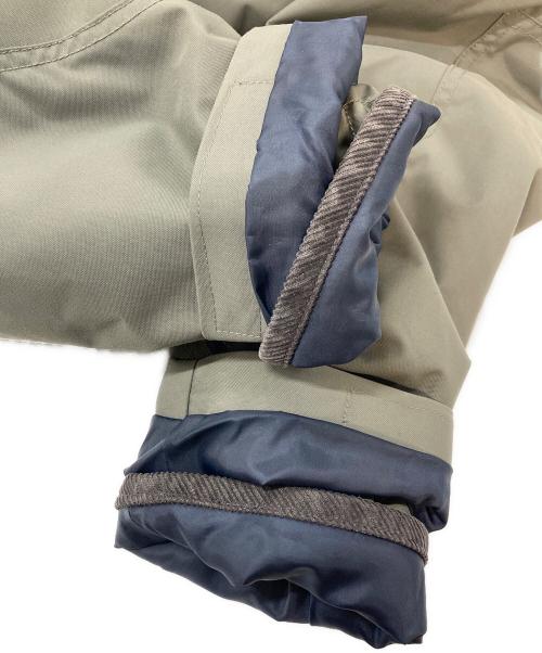 Eddie Bauer（エディーバウアー）Eddie Bauer (エディーバウアー) ライナー付 中綿モッズコート　ロングコート　アウター カーキ サイズ:Mの古着・服飾アイテム