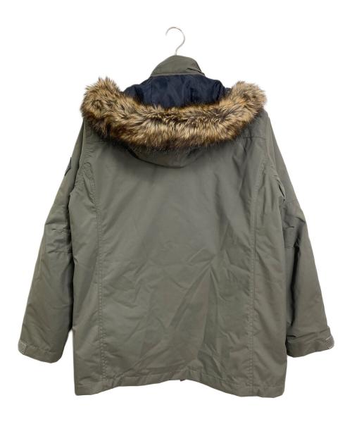 Eddie Bauer（エディーバウアー）Eddie Bauer (エディーバウアー) ライナー付 中綿モッズコート　ロングコート　アウター カーキ サイズ:Mの古着・服飾アイテム