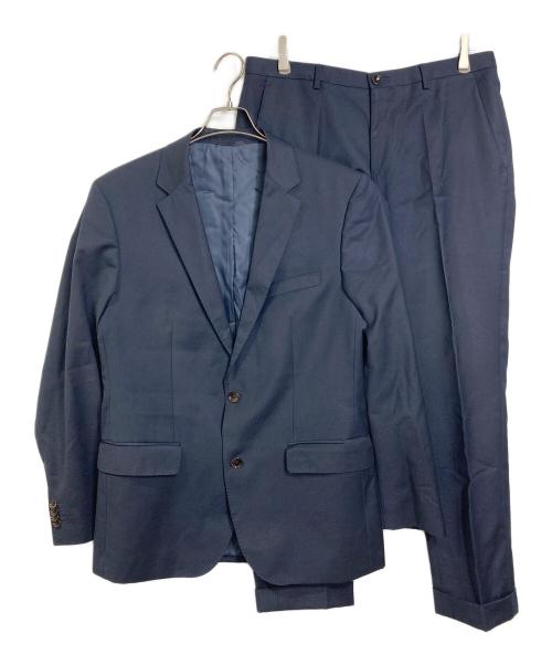 BOSS HUGO BOSS（ボス ヒューゴボス）BOSS HUGO BOSS (ボス ヒューゴボス) SUPER100 セットアップスーツ　パンツスーツ　ジャケット　パンツ　ビジネス ネイビー サイズ:50の古着・服飾アイテム